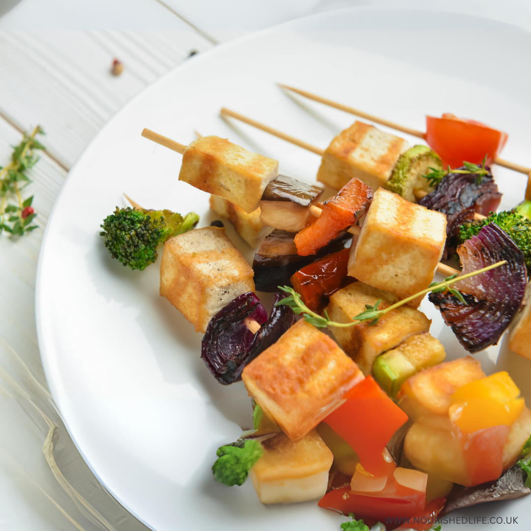 Grilled Tofu & Vegetable Skewers