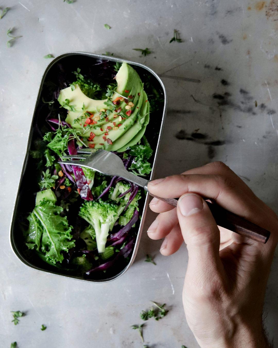 Roasted Broccoli & Toasted Sesame Salad