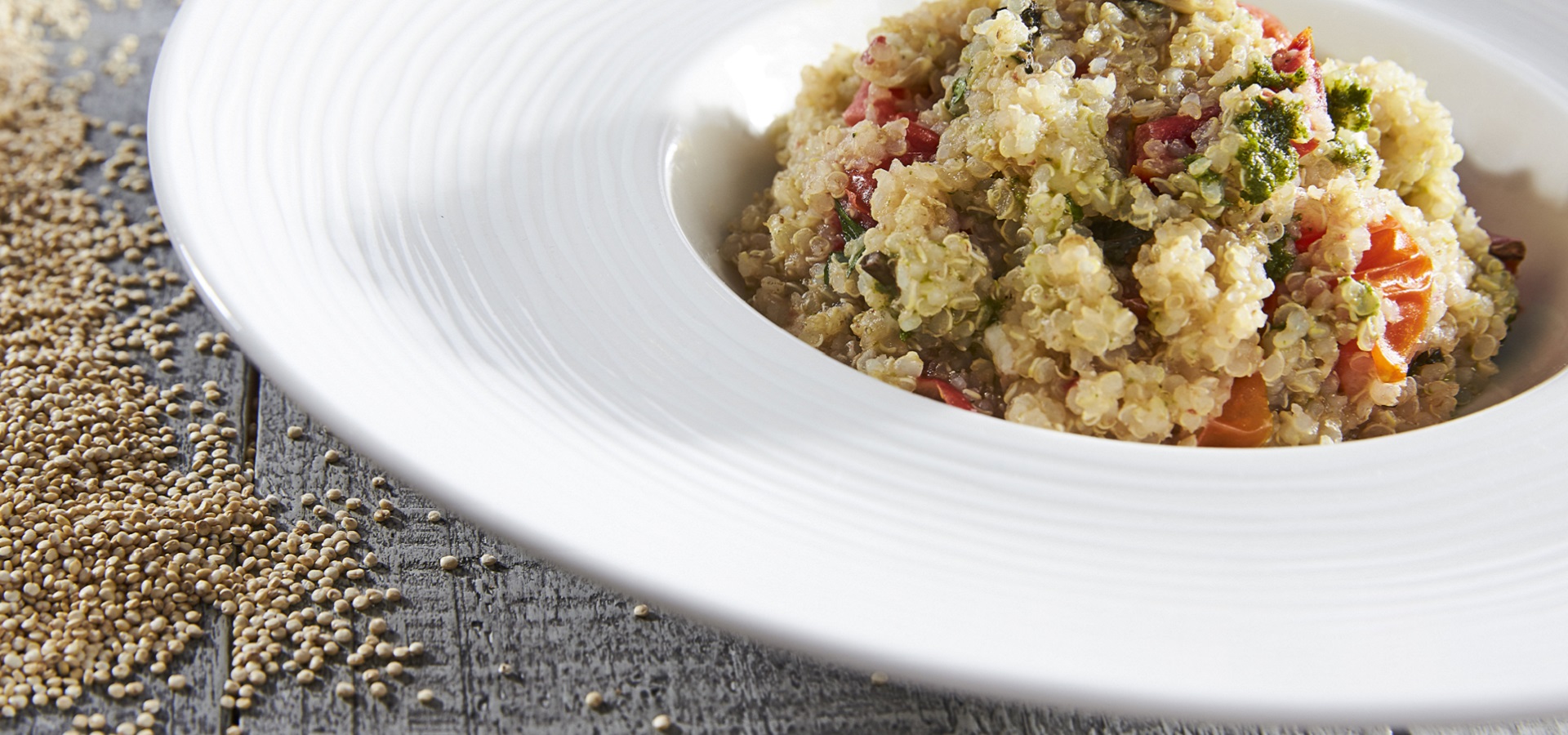 Quinoa with Tomatoes and Feta