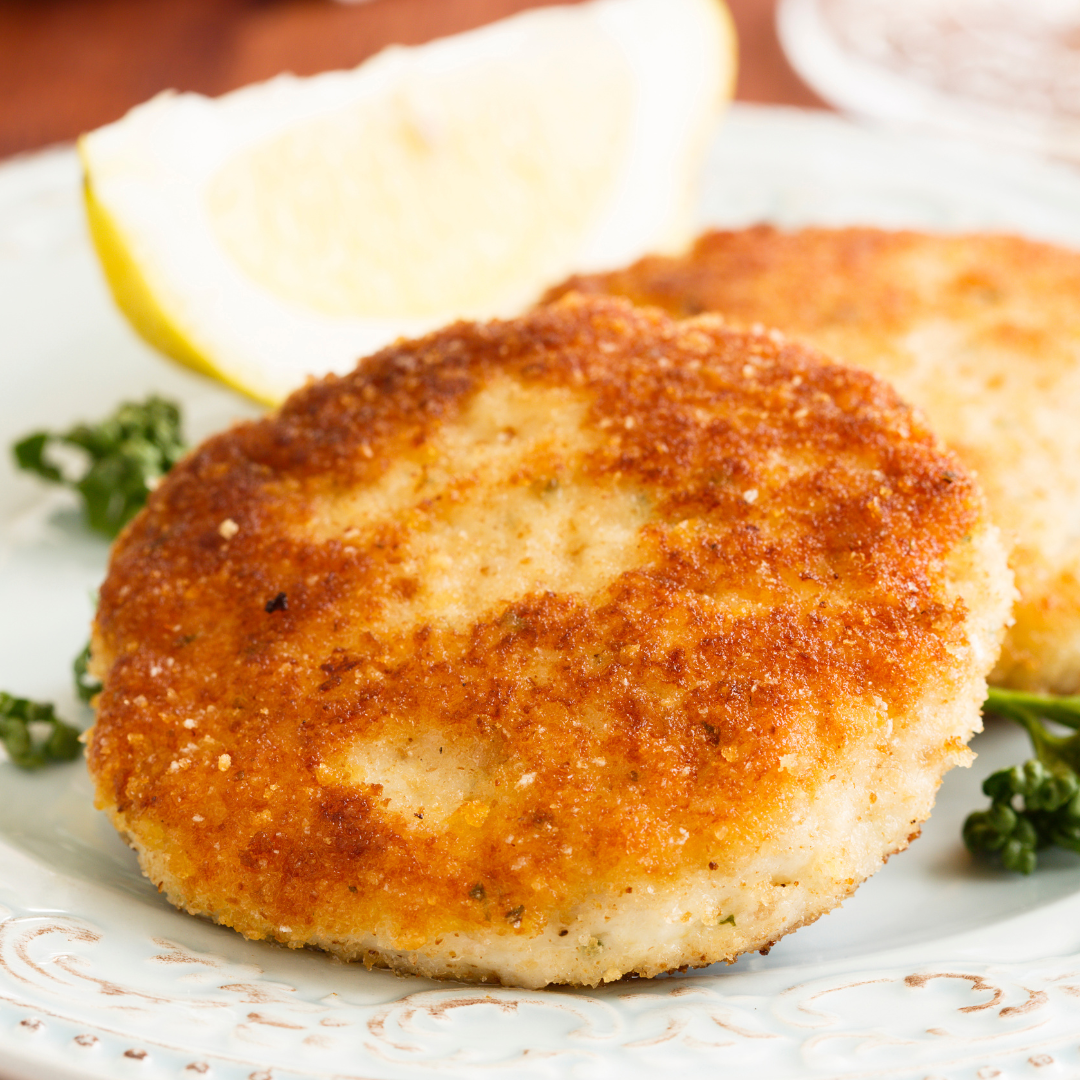 Baked Mackerel Fishcakes with Capers & Fresh Parsley